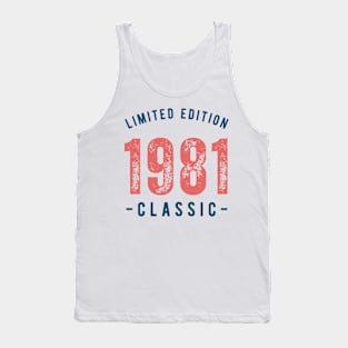 Limited Edition Classic 1981 Tank Top